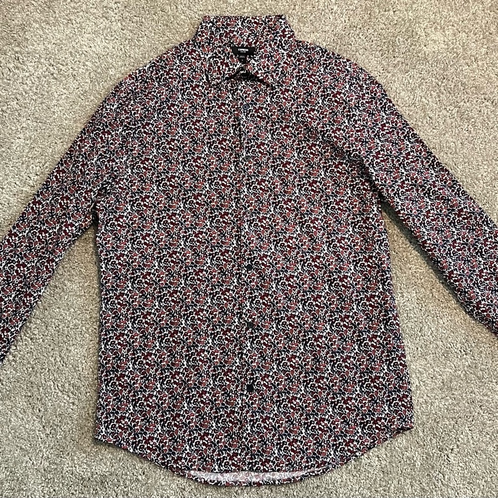 NWOT express men’s dress shirt slim fit